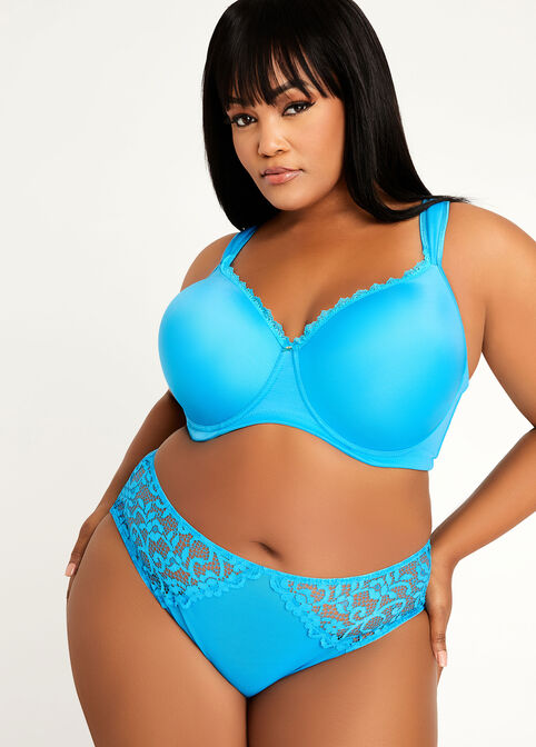 Butterfly Full Coverage Bra, Light Pastel Blue image number 2