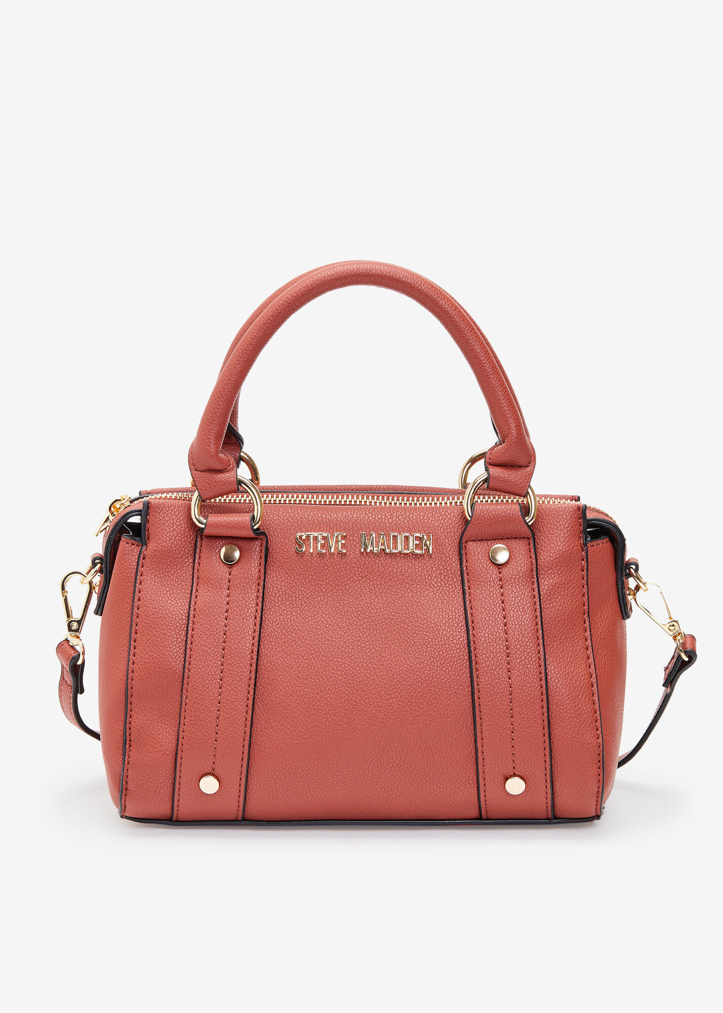 Leather crossbody bag Steve Madden Red in Leather - 30398741