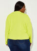 Cropped Stretch Crepe Jacket, LIME PUNCH image number 1