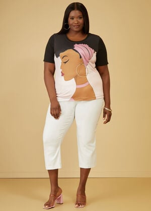 Profile Jersey Graphic Tee, Pink image number 0