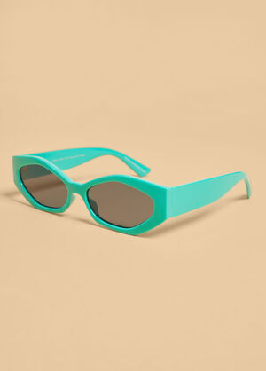 Cat Eye Sunglasses, Green image number 1