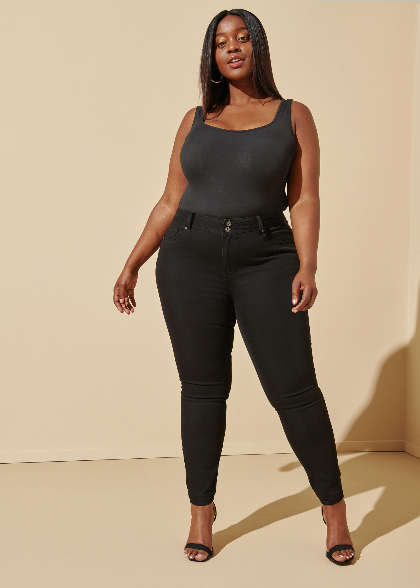 Plus Size Fearless Skinny Rise Stretchy Skinny Jeans