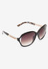 Tinted Chain Link Sunglasses, Black image number 2