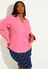 Tall Basic Cotton Blend Shirt, Fandango Pink image number 0