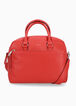 Trendy Designer T Tahari Windsor Satchel Chic Faux Leather Handbag image number 0