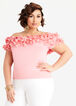 Plus Size Scuba Top Plus Size Off The Shoulder Tops Sexy Summer Tops image number 0