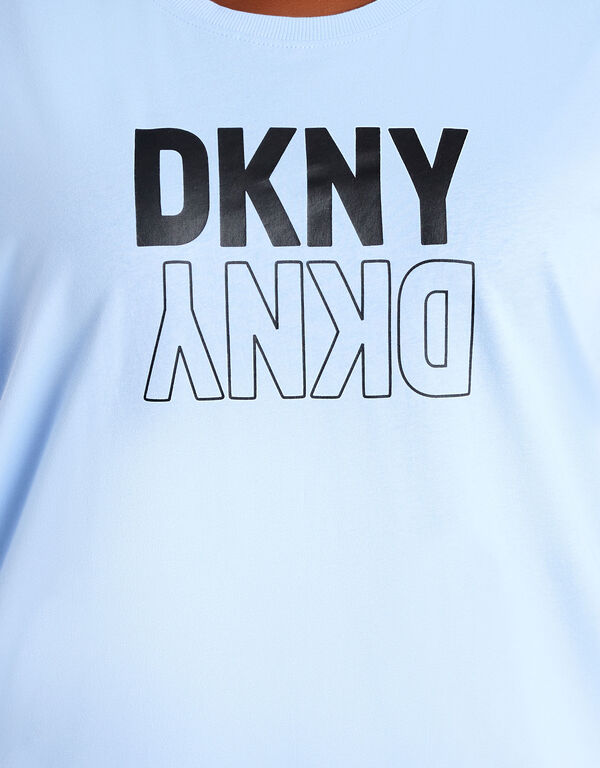 DKNY Sport Logo Graphic Tee, Hydrangea image number 1