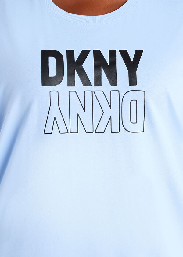 DKNY Sport Logo Graphic Tee, Hydrangea image number 1