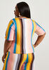 Belted Striped Jersey Top, Multi image number 1