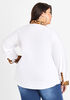 Embellished Poplin Shirt, White image number 1
