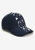 Crystal Embellished Baseball Hat, Sodalite image number 0
