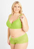 Lace Underwire Balconette Bra, Parrot Green image number 2