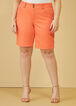 Distressed Fearless Denim Shorts, LIVING CORAL image number 0