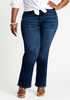 Plus Size Legendary High Waist Stretch Curve Boost Bootcut Jeans image number 0