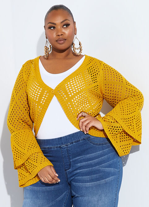 Plus Size cardigan knitted plus size knit plus size duster image