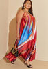 Chain Trimmed Printed Maxi Dress, Multi image number 2