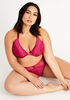 Lace Fun & Flirty Front Clasp Bra, Sangria image number 4