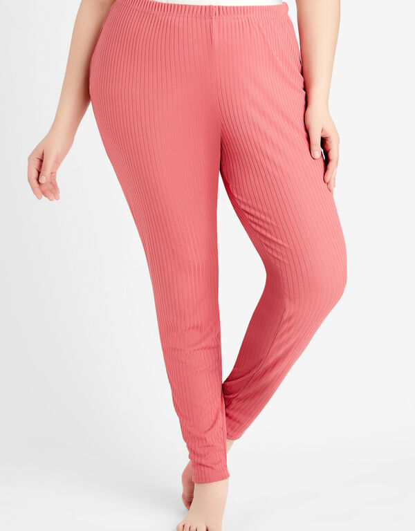 French Terry Legging, Rose image number 0
