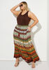 Printed Gauze Maxi Skirt, Multi image number 2