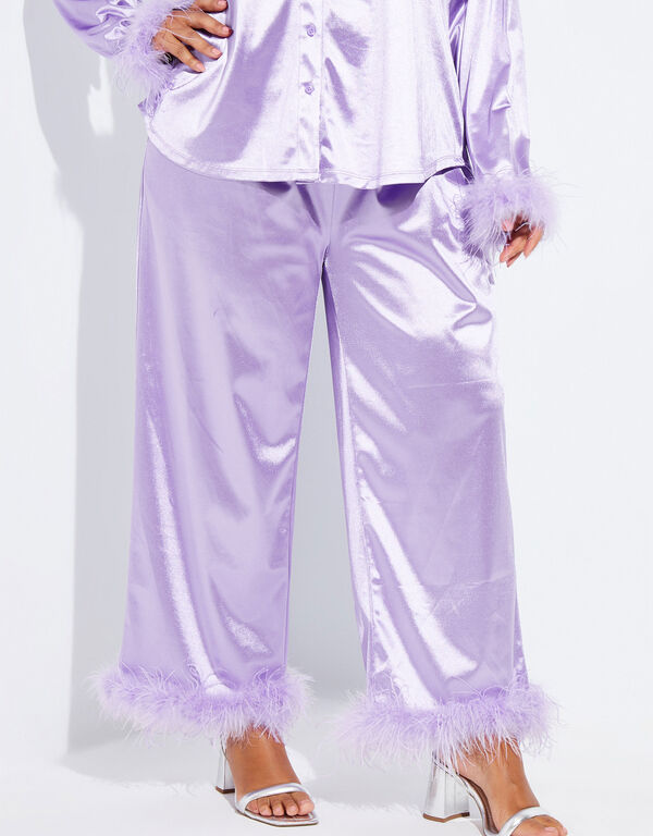 The Isla Cropped Pants, LILAC image number 0
