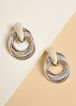 Knotted Clip On Earrings, Silver image number 0