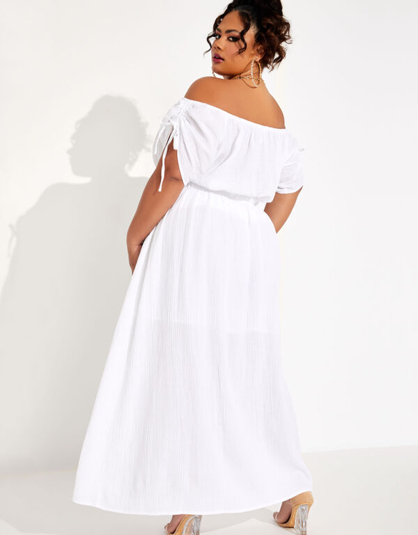 The Mariah Maxi Skirt, White image number 1