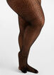 Chevron Footed Tights, Black image number 0