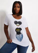 Curves Are Exclusive Graphic Tee, White image number 0