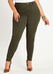 Plus Size Stretch Twill Cotton High Waist Comfy Flattering Leggings image number 0