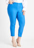 Blue Stretch Twill Ankle Pant, Blue image number 0