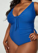 Nicole Miller Knot Detail Swimsuit, Navy image number 2