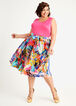 Belted Tropical Midi Skirt, Multi image number 2