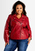 Levis Classic Leather Moto Jacket, Red image number 0