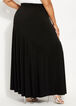 Knit A Line Maxi Skirt, Black image number 1