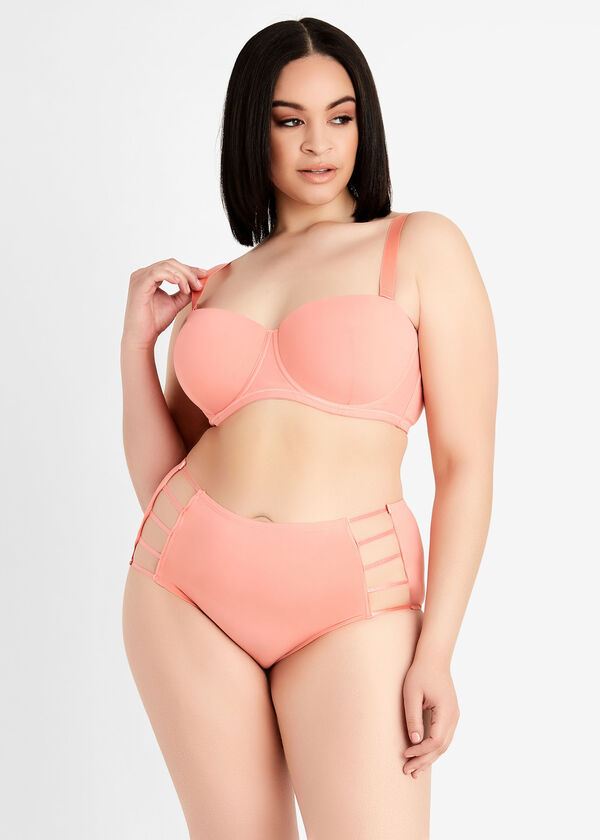 Gentle Lift Convertible Bra, Coral image number 5