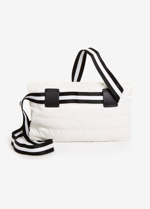 SRB2 Convertible Quilted Belt Bag, White image number 1