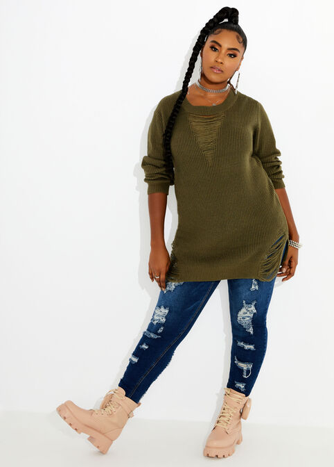 The Wynter Sweater, Olive image number 0