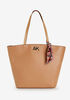 Anne Klein Faux Leather Tote, Brown image number 0