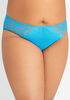 Mesh & Lace Cutout Brief Panty, Light Pastel Blue image number 0