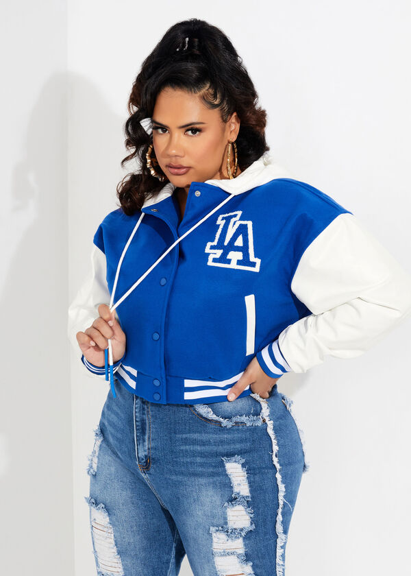 The Los Angeles Baseball Jacket, Royal Blue image number 0