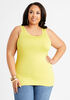The Easy Basic Knit Tank, Warm Olive image number 0