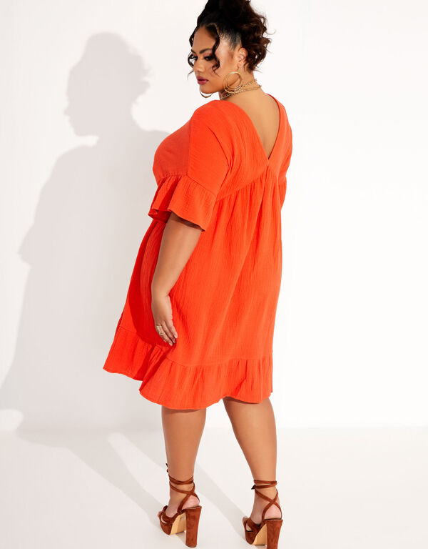 The Anne Dress, SPICY ORANGE image number 1