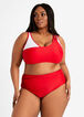 Nicole Miller Red Mesh 2pc Swimsuit, Red image number 0