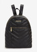 Trendy Designer Steve Madden BJewell Quilted Faux Leather Backpack image number 0