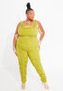 The Lorelei Jumpsuit, Light Pastel Green image number 3