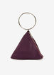 Purple Faux Leather Pyramid Bag, Purple Magic image number 0
