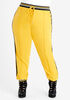 Striped Jersey Joggers, Nugget Gold image number 0