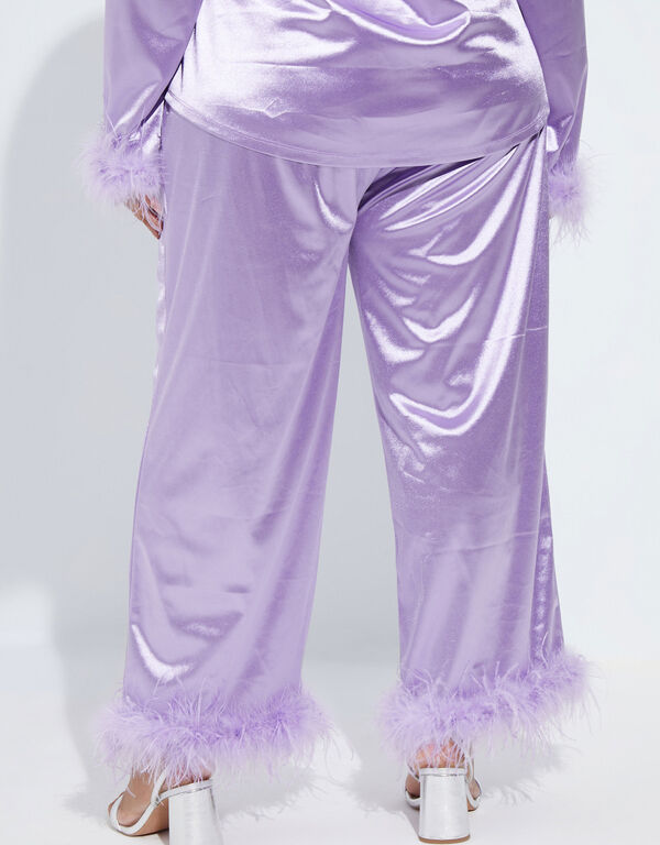 The Isla Cropped Pants, LILAC image number 1