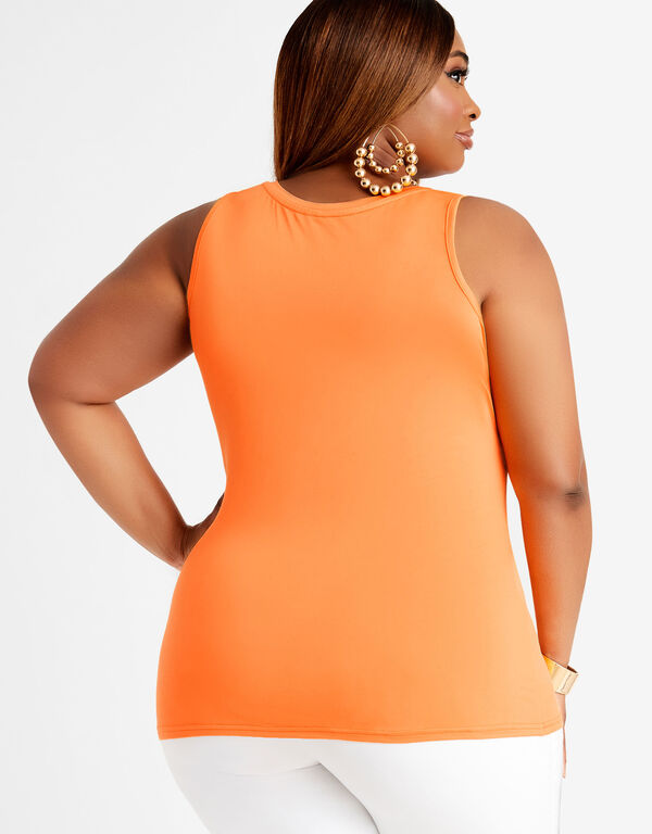 The Easy Basic Knit Tank, Carrot Curl image number 1
