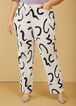 Abstract Power Twill Trousers, White Black image number 2